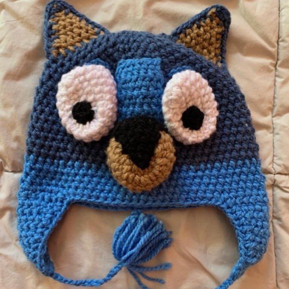 NEW 👒Bluey ear flap beanie hat